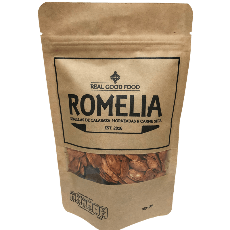 Real Good Food Baked Pumpkin Seeds & Beef Jerky 3.5 oz Main image