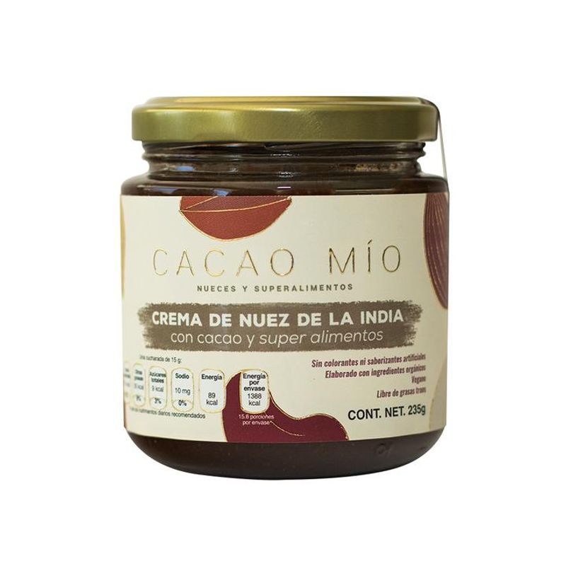 Cashew Nut Spreadable Cream with Cocoa - 8.3 oz