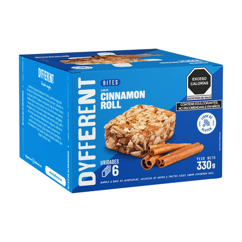 Dyfferent Six Pack Bites Almond Cinnamon Roll, 12 oz