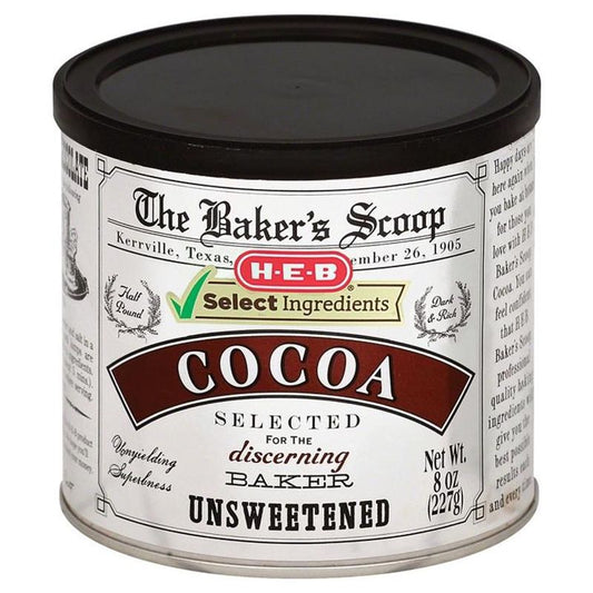 Heb Unsweetened Cocoa 8 oz