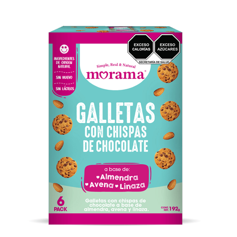 Morama Almond Chocolate Chip Cookies, 7 oz Main image