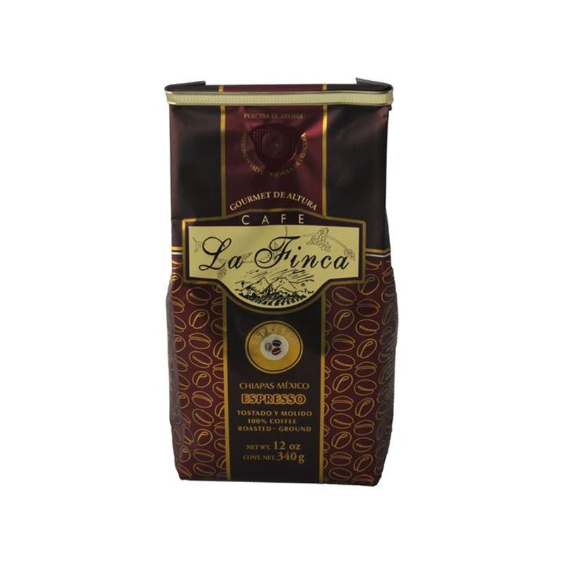 La Finca Espresso Coffee Roasted and Ground 12 oz