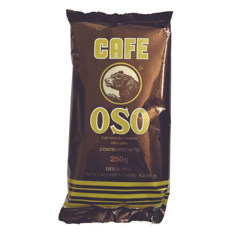 Oso Café Roasted & Ground Coffee Beans, 8.8 oz Main image