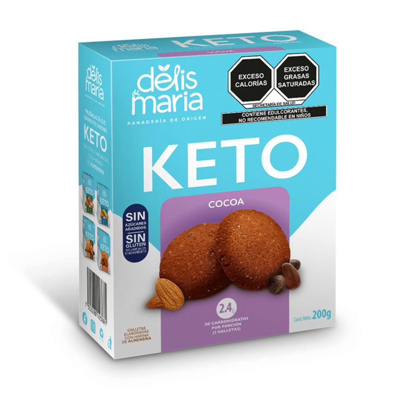 Delis de Maria Keto Cocoa Cookie - 7 oz Main image