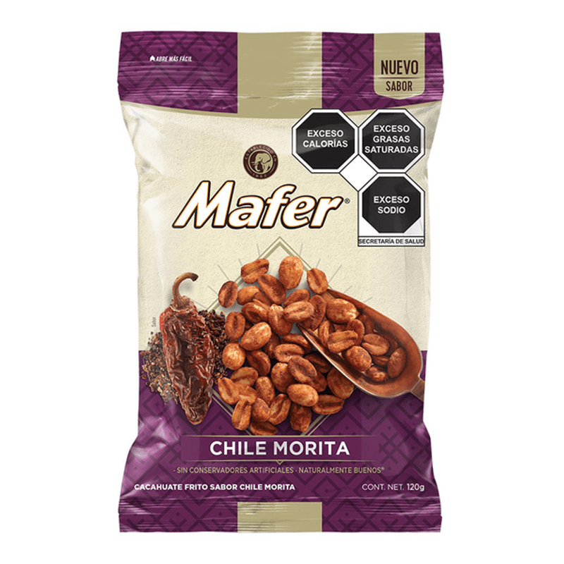 Sabritas Mafer Peanuts Chile Morita 4 oz