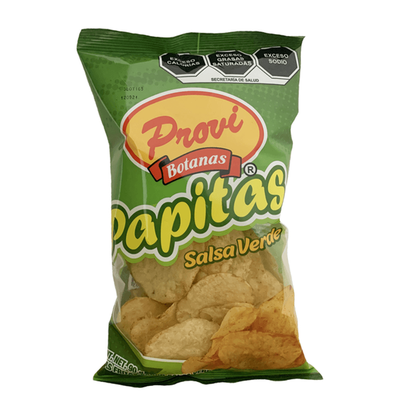 Provi Green Salsa Potato Chips 3 oz