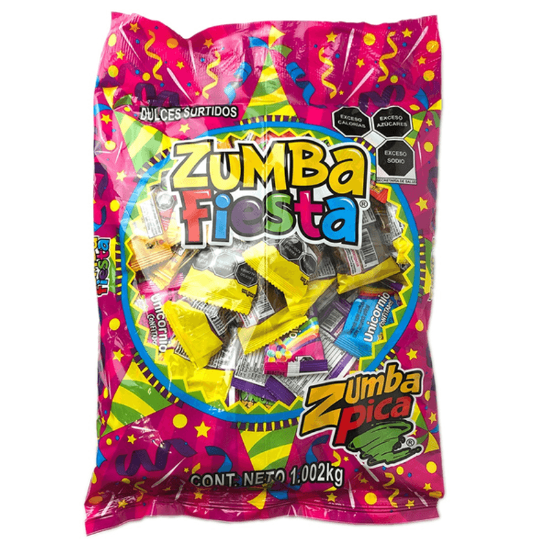 Zumba Pica Assorted Candy Zumbafiesta - 2.2 lb