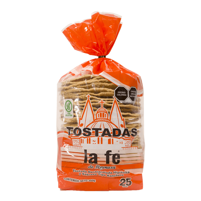 La Fe Ranchero Style Dehydrated Tostada 12 oz