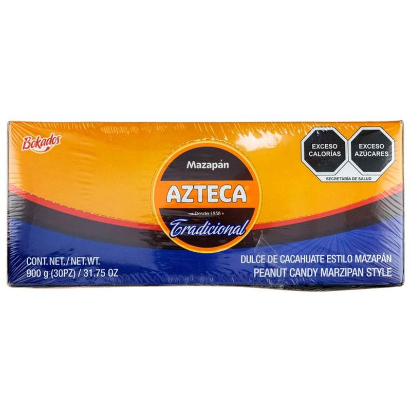 Azteca Peanut Marzipan Candy 30 Pcs