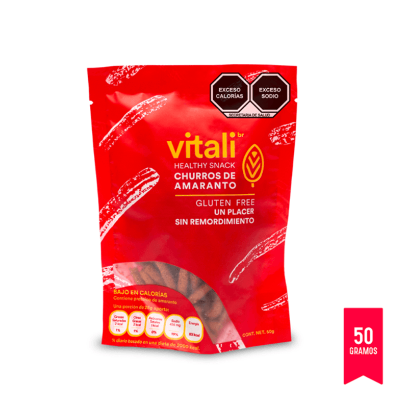 Vitali Amaranth Churros with Chili 2 oz