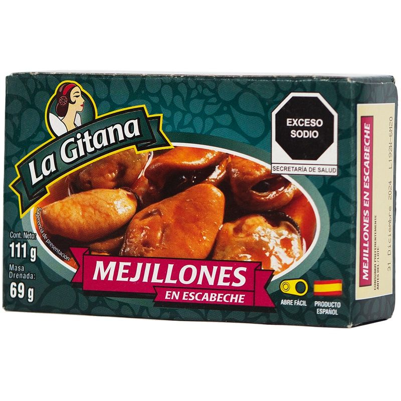 La Gitana Pickled Mussels, 4 oz Main image