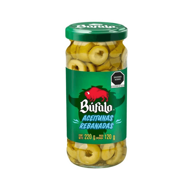 Búfalo Sliced Olives, 4.2 oz