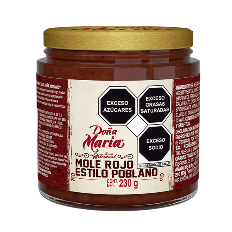 Doña María Artisanal Poblano Red Mole - 8 oz Main image