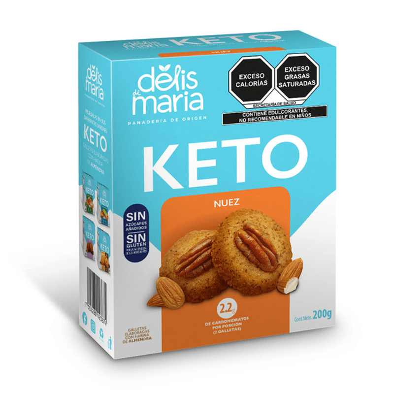 Delis de Maria Keto Walnut Cookie - 7 oz Main image