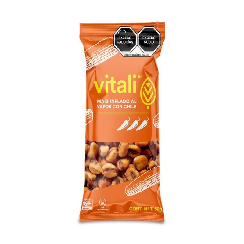 Vitali Steamed Corn with Chili 2 oz Main image