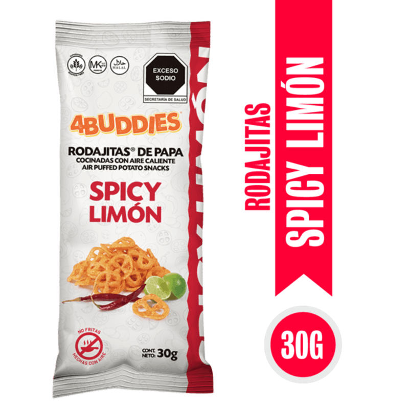 4 Buddies Spicy Lime Potato Slices - 1 oz