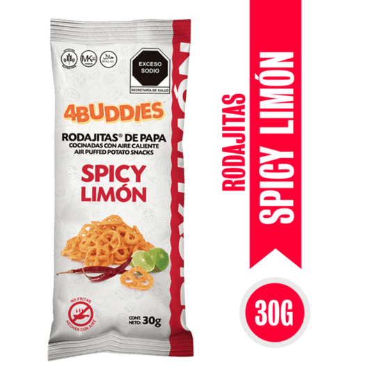 4 Buddies Spicy Lime Potato Slices - 1 oz