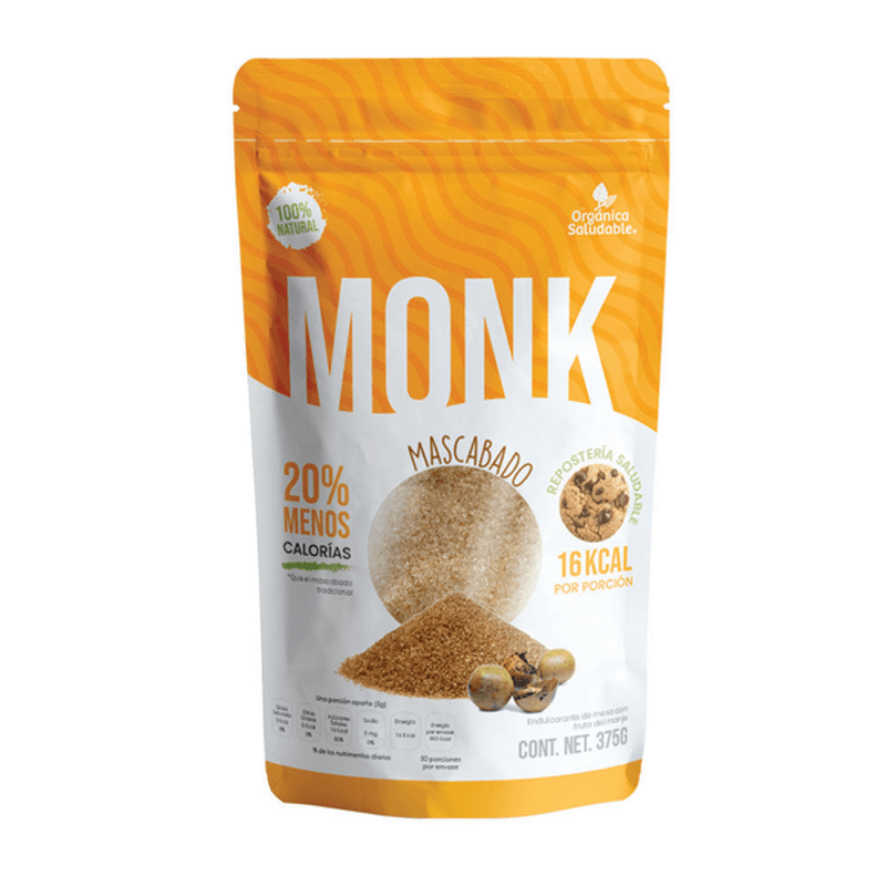 Organica y Saludable Monk Mascabado Sugar 13 oz
