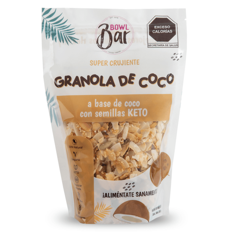 Bowl Bar Coconut Keto Granola, 10.6 oz Main image