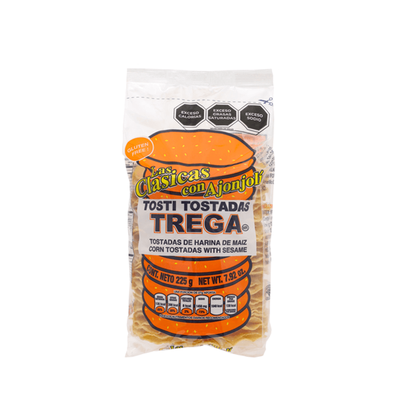 Trega Sesame Natural Toasted Tortillas 8 oz Main image