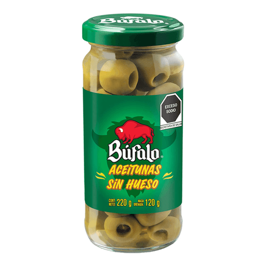 Búfalo Pitted Olives 8 oz