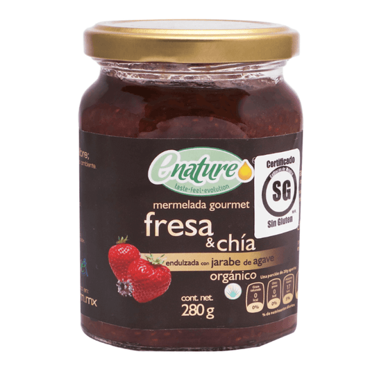 Enature Strawberry and Chia Jam - 10 oz